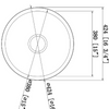 424mm Grey Round Kitchen Sink