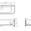 Tanya Matte White Corner Bath 1500-1700