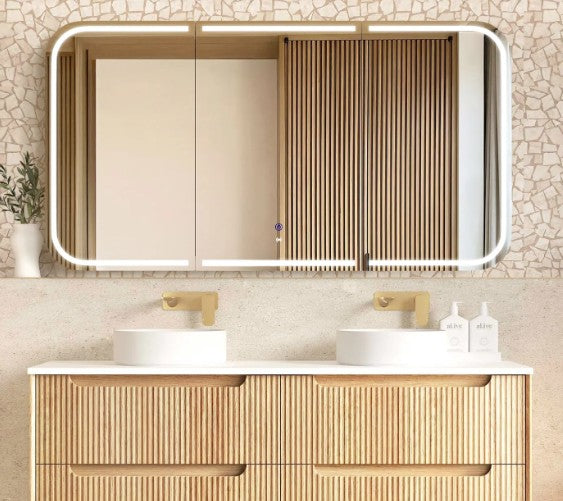 LED Maci 1500(W)x750(H) Shaving Cabinet - Premium Edition
