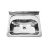 500mm x 405mm Wall Hung Stainless Steel Sink