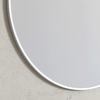 Round 700mm  White Metal Framed Mirror