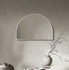 Arch 1200 Matte White Framed Mirror