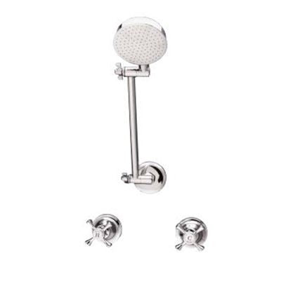 York Brass Gold Shower Set With All Directional Arm