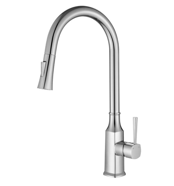 Helena Pull Out Kitchen Mixer - Chrome