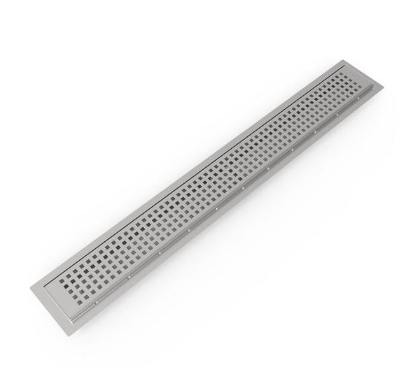 Square slotted 1100mm Shower Grate