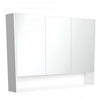 White Undershelf Mirror Cabinet 750mm-120mm