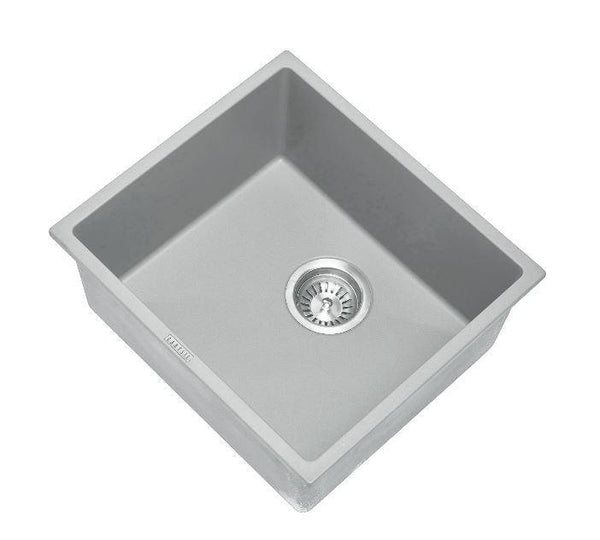 Concrete Grey 457 Single Bowl Granite Sink - Bayside Bathroom