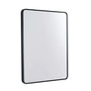 650 Rectangle Mirror with Black Frame
