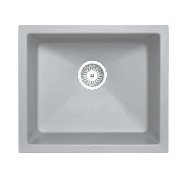 Concrete Grey 533 Single Bowl Granite Sink - Bayside Bathroom