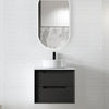 Noah Black Oak 600mm Wall Hung Vanity