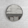 Round 700mm Chrome Framed Mirror