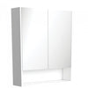 White Undershelf Mirror Cabinet 750mm-120mm