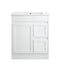 Quinn 750mm Matte White Floorstanding Vanity