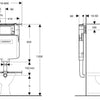 Geberit Sigma 8 concealed cistern ( Floor Pans)