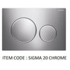Geberit Sigma 8 Concealed Cistern With Frame