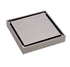 Brushed Nickel 88mm Tile insert 2-in-1 Floor Waste