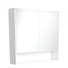 White Undershelf Mirror Cabinet 750mm-120mm