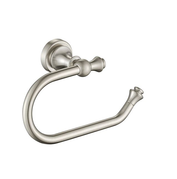 Abby Brushed Nickel Toilet Roll Holder