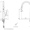 Astro II Pull-Down Sink Mixer - Chrome