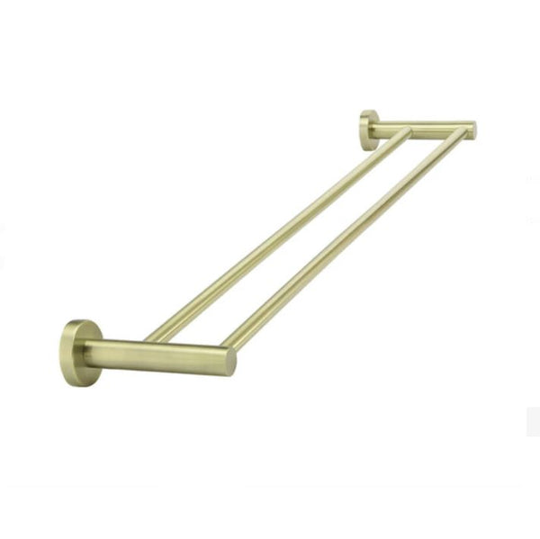 Meir Round Double Towel Rail 600mm- Tiger Bronze