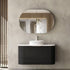 Chloe Black Oak 900mm Curve Vanity