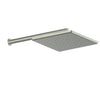 Swept Overhead Wall Shower - Brushed Nickel