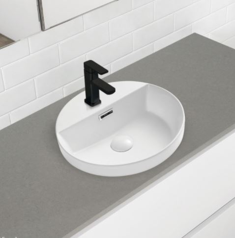 Reba Semi-Inset Basin With Tap Hole