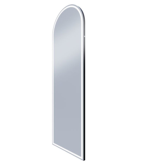 Remer 600 Matte Black Great Great Arch LED Mirror