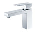 Cube Basin mixer- Chrome