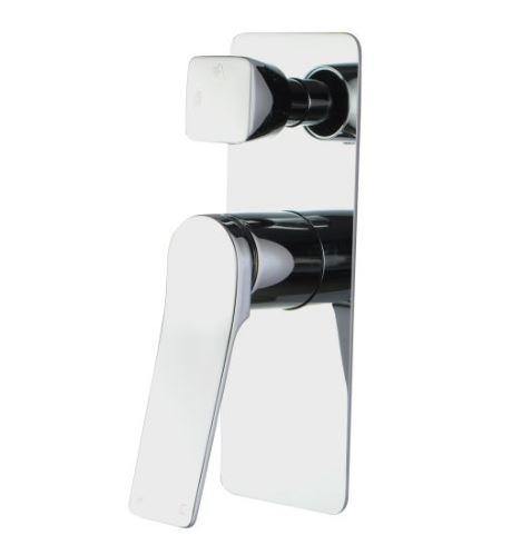 Rushy Wall Mixer With Diverter - Brushed Nickel - Bayside Bathroom