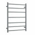 600mm Gun Metal Round Ladder Heated Towel Rail - Bayside Bathroom