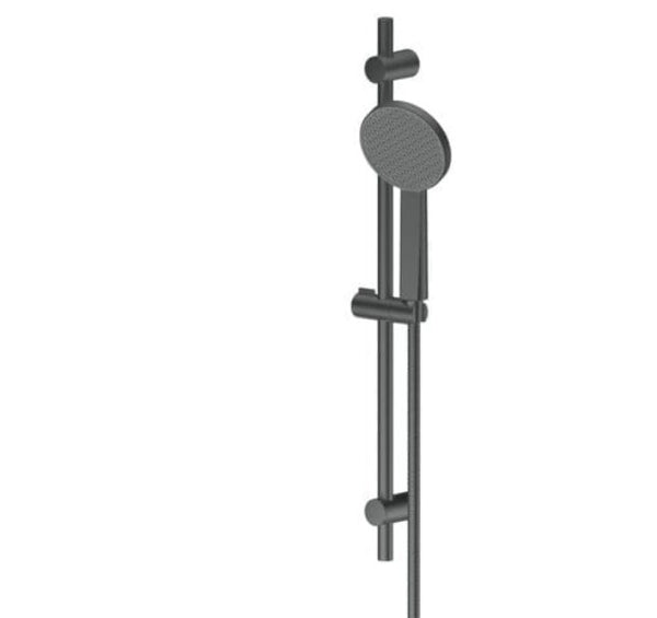 Glide Adjustable rail Shower - Gunmetal