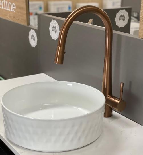 Galiano pull out sink mixer - Brushed Copper