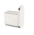 Ecco Robe Hook - Brushed Nickel - Bayside Bathroom