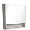 Industrial Edge Mirror Cabinet With Undershelf 750 - 1200mm - Bayside Bathroom