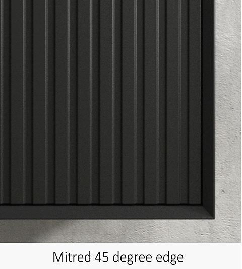 Finley Matte Black 900mm Wall Hung Vanity