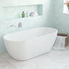 Koko 1680mm Matte White Freestanding Bath