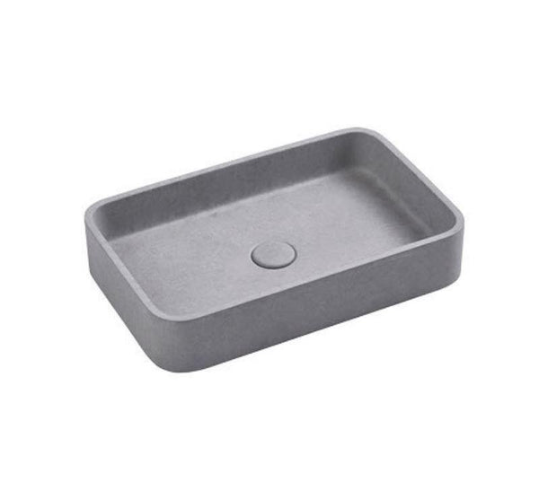 Concrete 590 Basin - Grey Mist - Bayside Bathroom