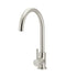 Meir Brushed Nickel Round Kitchen Mixer - Bayside Bathroom