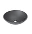 Mini Matte Black Glass Basin