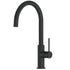 Mika Gooseneck Sink Mixer - Matte Black