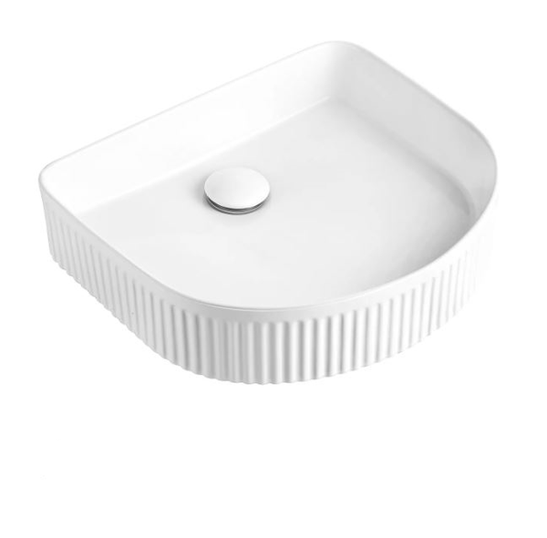 Ripley 415 Arched Basin Gloss White