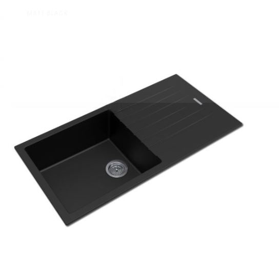 NEW ROXY 1000 Black Granite Sink