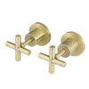 Meir Round Jumper Valve Wall Taps- Tiger Bronze