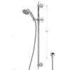 Lillian rail Shower - Brushed Nickel