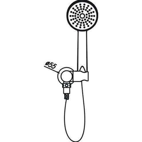 Rondo Hand Shower - Matte Black - Bayside Bathroom