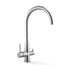 Elle Filter Stainless Steel Sink Mixer - Brushed Nickel