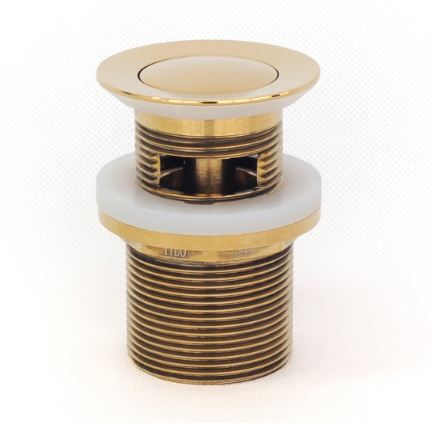 Gold 32mm Pop Up Waste ( with Overflow)