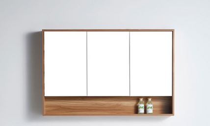Timber Oak 1150 Mirror cabinet