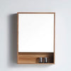 Timber Oak 550 Mirror cabinet